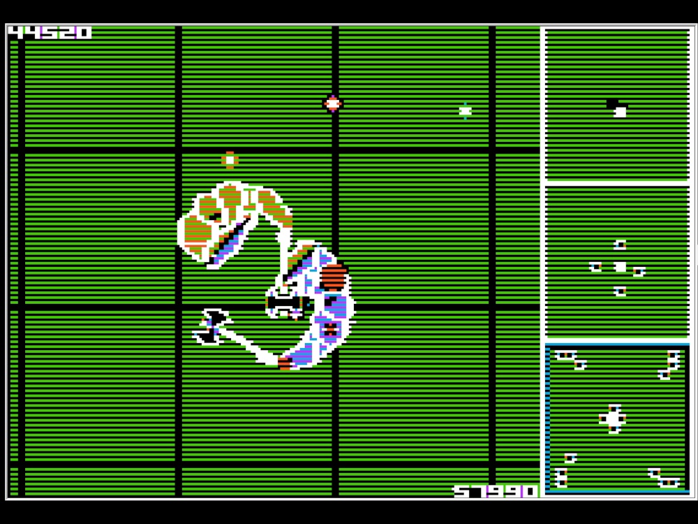 Gameplay of The Bilestoad for Apple II